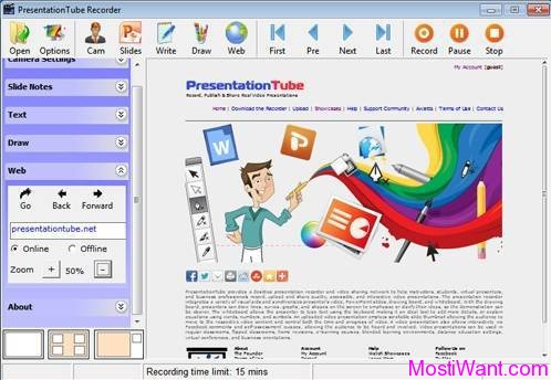 presentationtube recorder for windows 7 free download