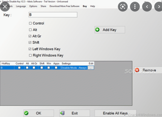 windows key disabled