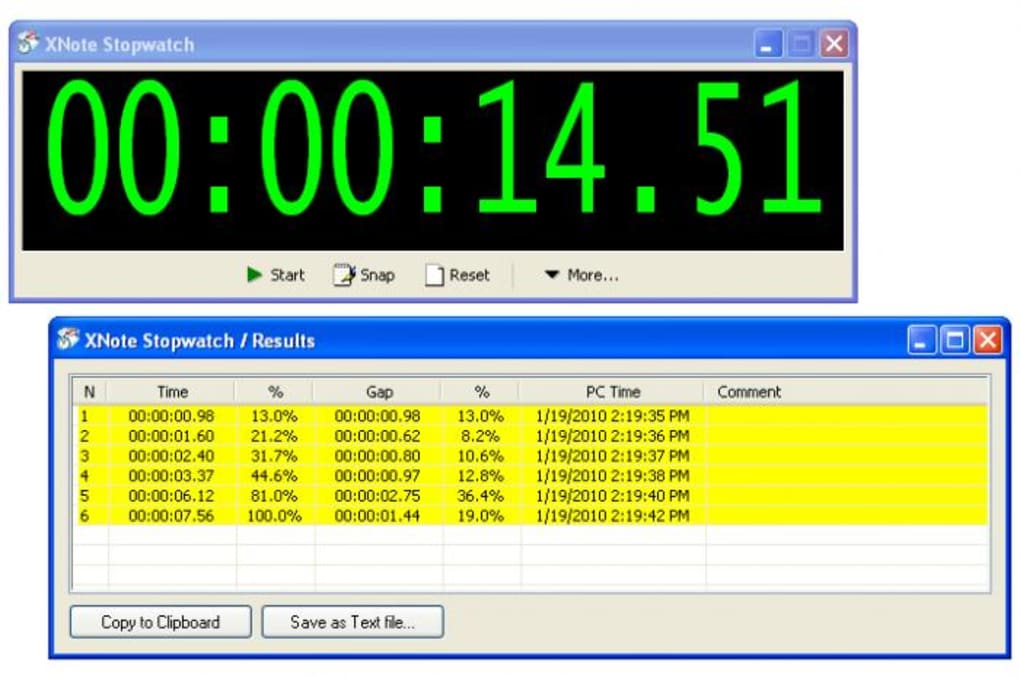 Xnote Stopwatch Download Free for Windows 7, 8, 10 Get Into Pc