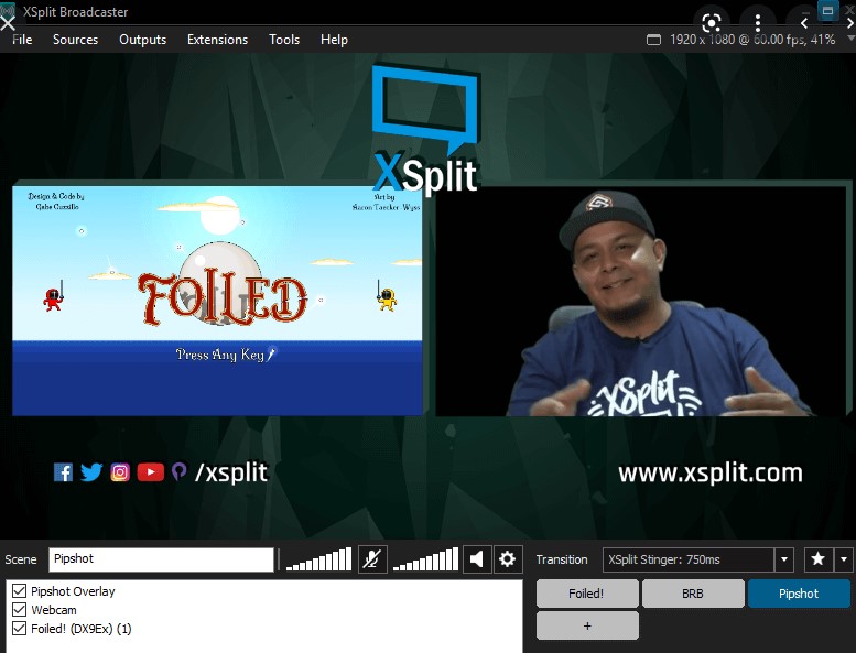 xsplit free with fx killer motherboard