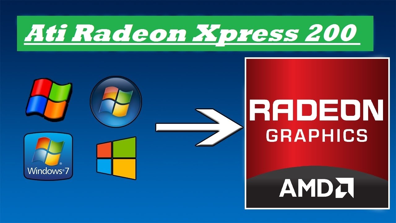 how to fix display driver ati radeon xpress 200 series