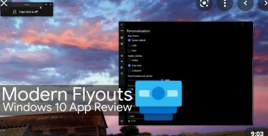 Modern Flyouts Download Free for Windows 7, 8, 10 | Get Into Pc
