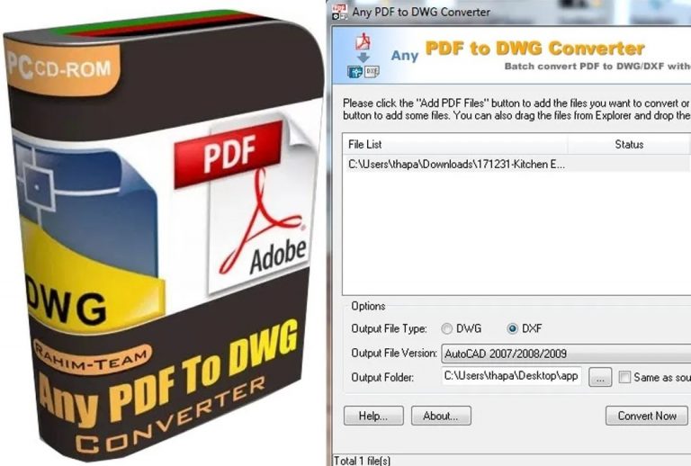 Any PDF to Dwg Converter Download Free for Windows 7, 8, 10 Get Into Pc
