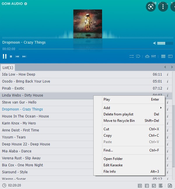 GOM Audio Player 2.2.27.0 instal the new for android