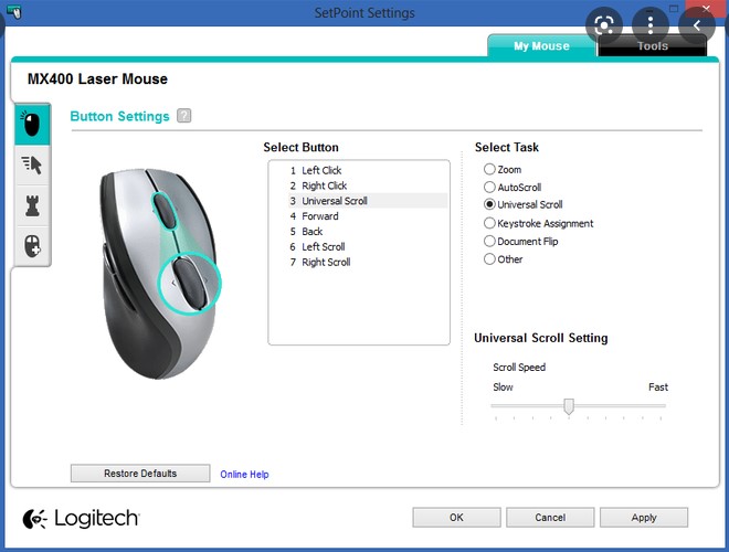 setpoint logitech download