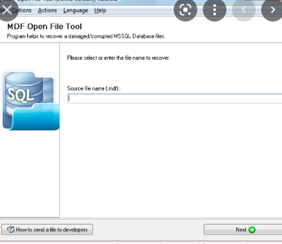 MDF Open File Tool