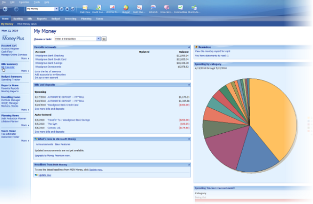 microsoft money plus sunset deluxe vs quicken loan