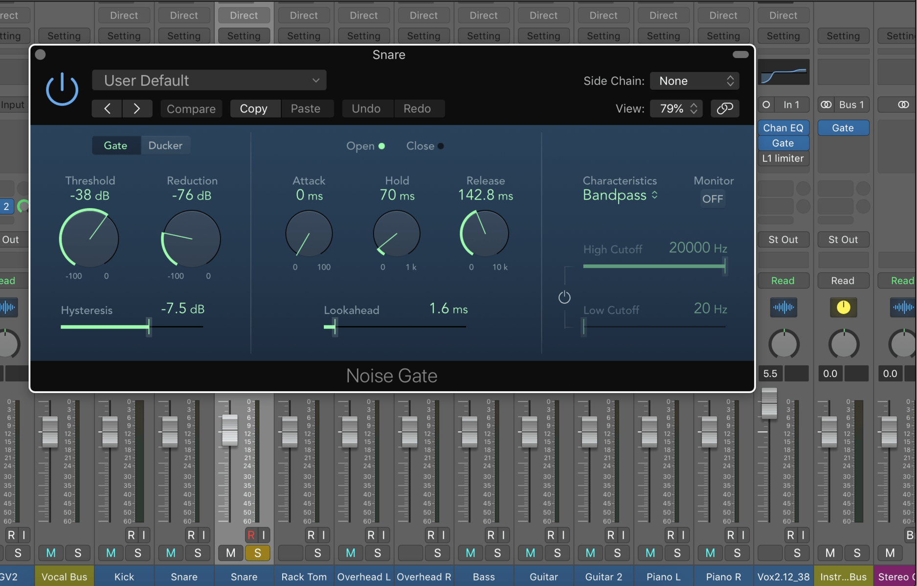 Noise Gate Settings For Living Room