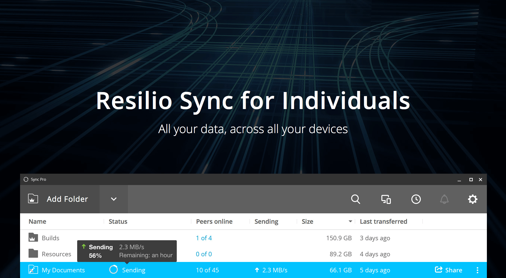 resilio sync download