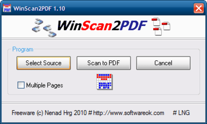 WinScan2PDF 8.61 for apple download free