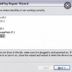 AutoPlay Repair Wizard